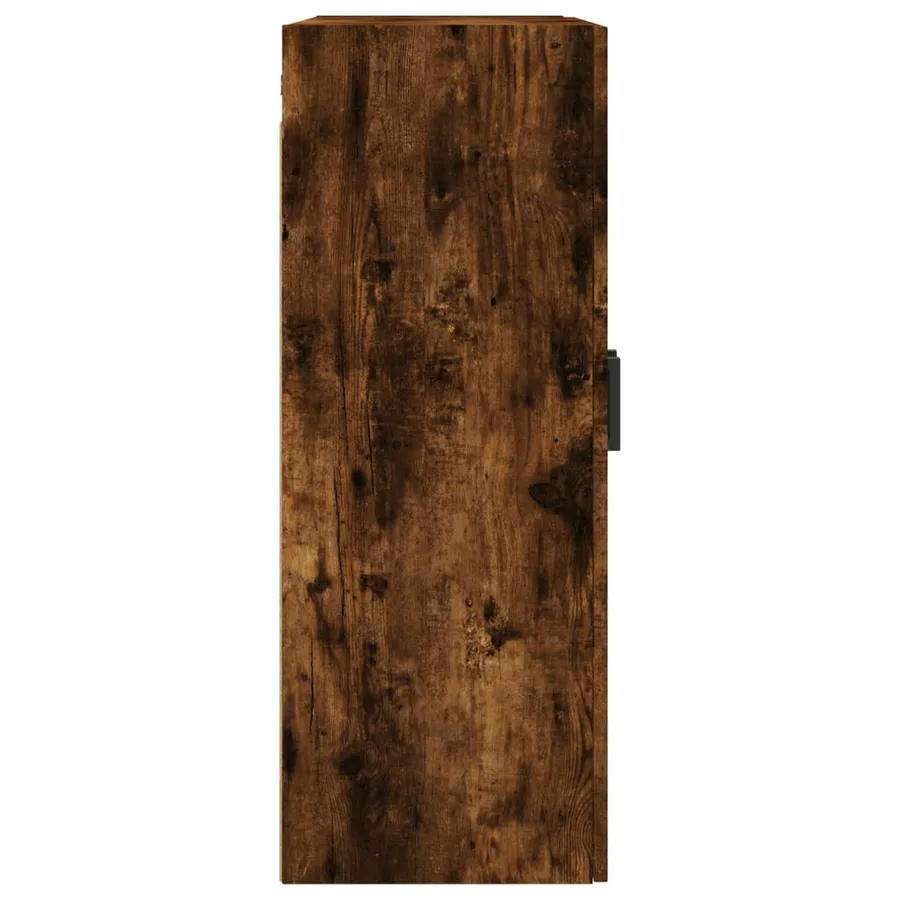 Armoire murale chêne fumé 69,5x34x90 cm - 8