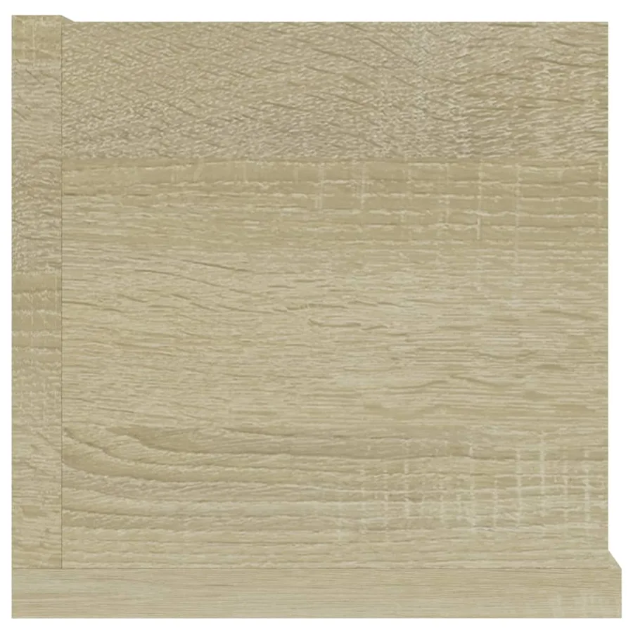 Étagère murale à CD Chêne sonoma 100x18x18 cm Bois d'ingénierie - 5