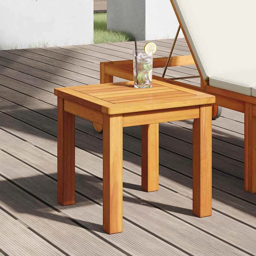 Table d'appoint Huile Naturelle 35 x 35 x 34 cm - 3