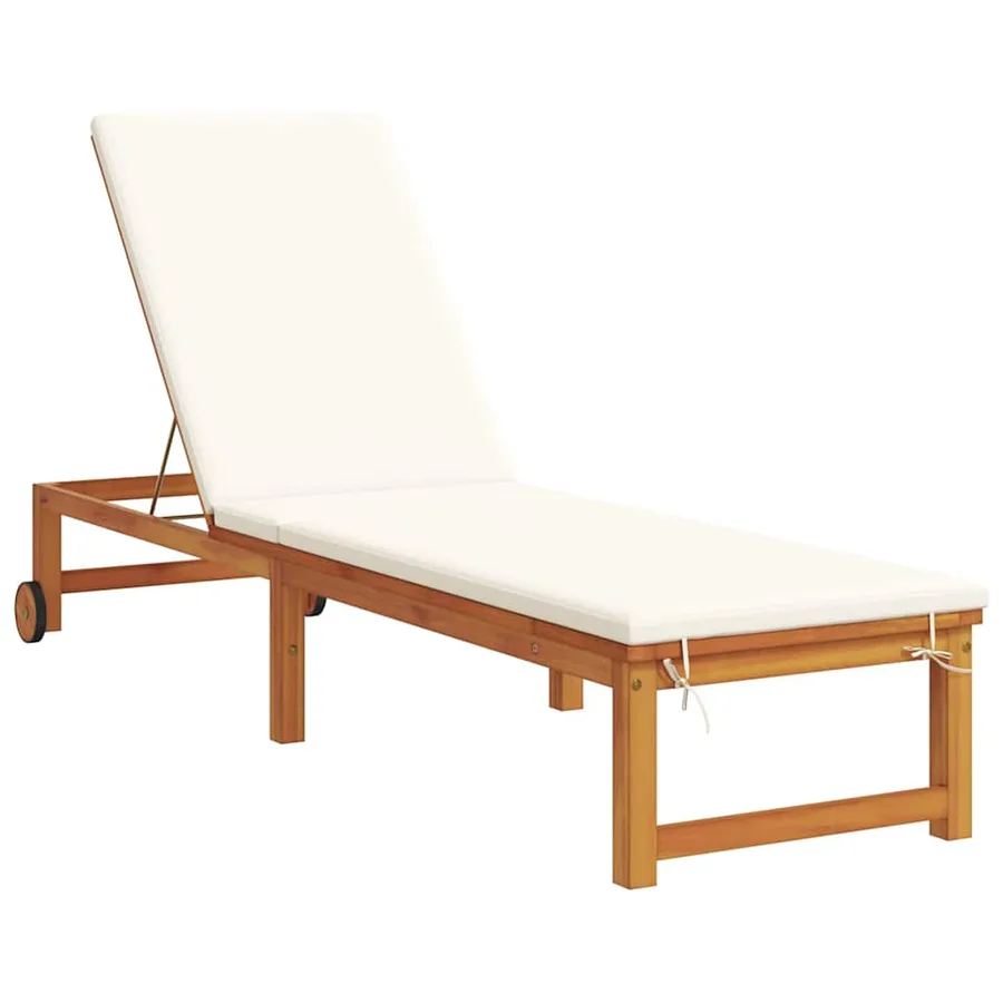Transat 3 pcs Marron Bois d'Acacia Massif - 4