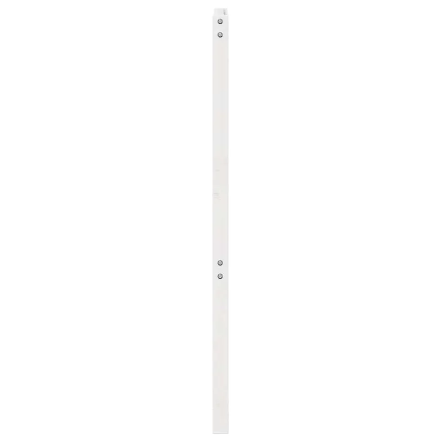 Tête de lit Blanc 106x4x100 cm Bois massif de pin - 5