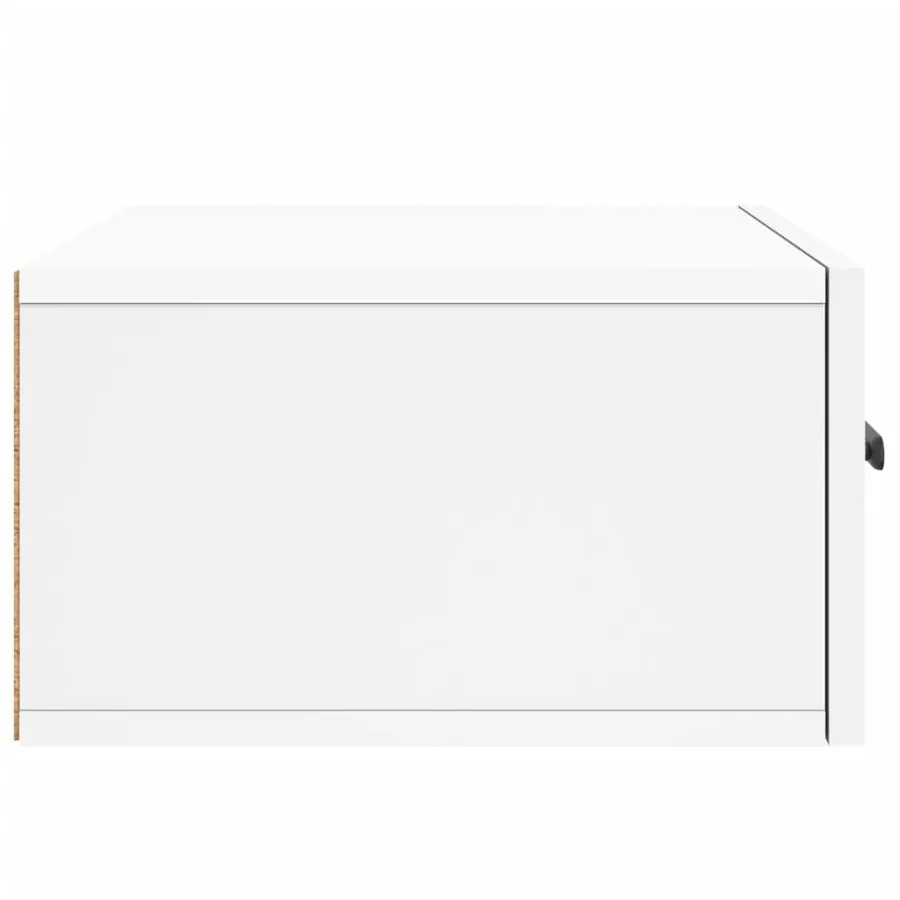 Tables de chevet murales 2 pcs blanc 35x35x20 cm - 8