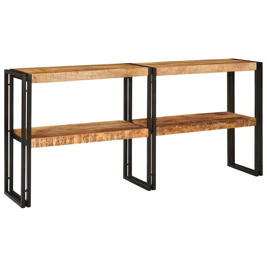 Table console Marron 160 x 33 x 75 cm Bois de mangue massif