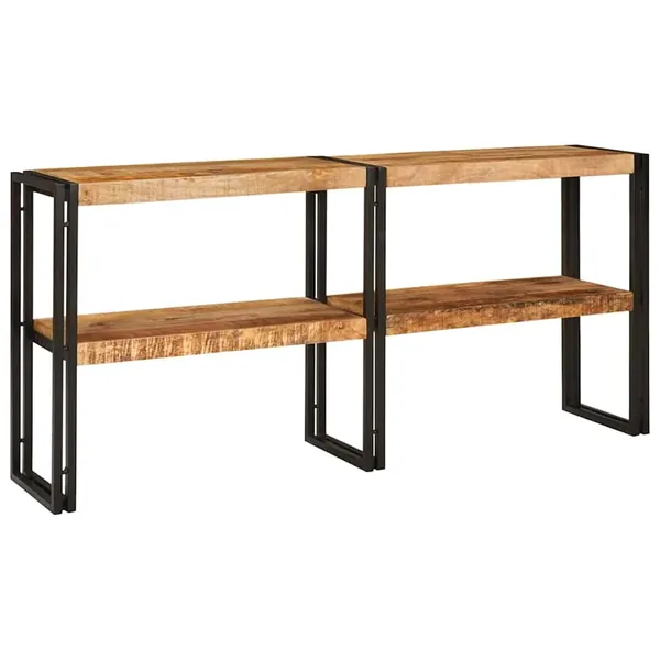 Table console Marron 160 x 33 x 75 cm Bois de mangue massif
