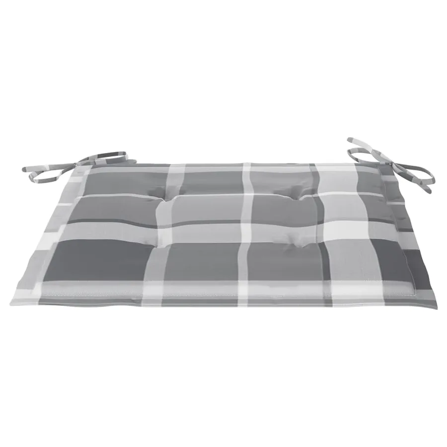 Chaises pliables de jardin avec coussins lot de 6 Bois de teck - 7