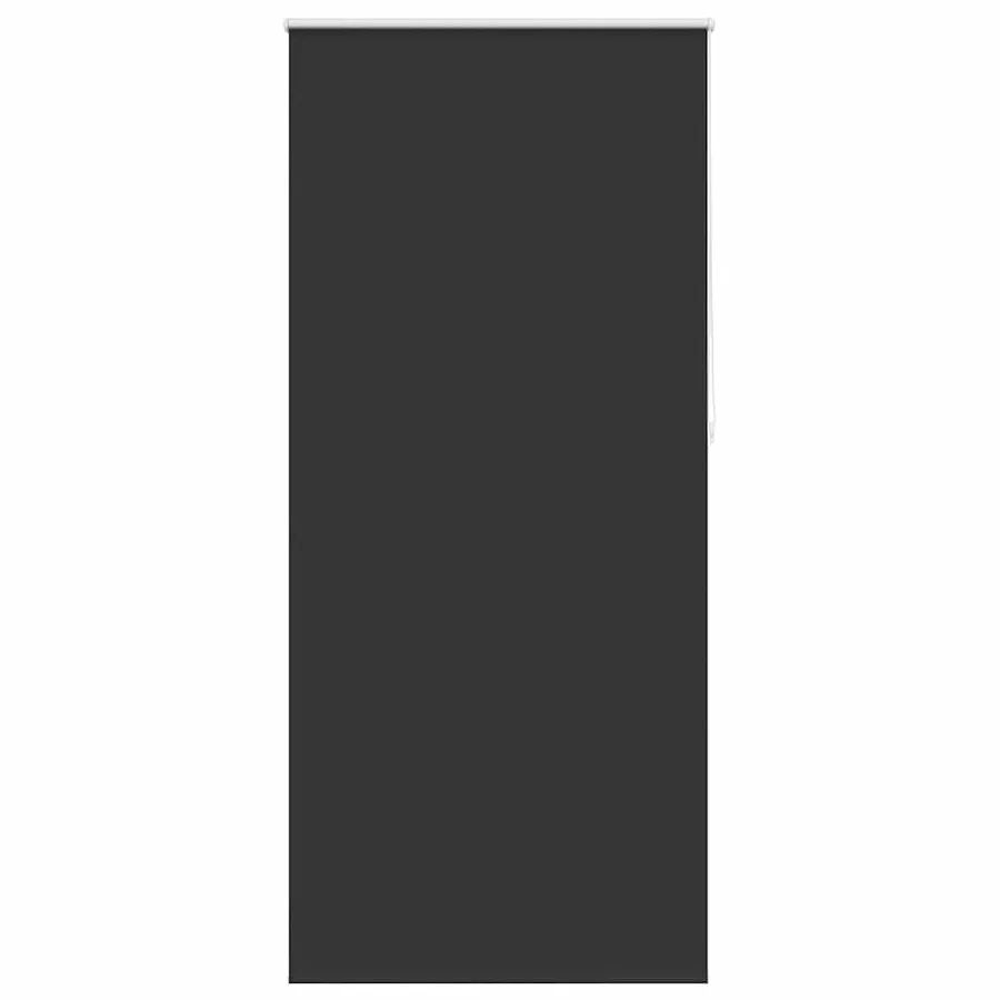 Store enrouleur occultant 84,4 x 230 cm, largeur du tissu 80 cm, noir - 2