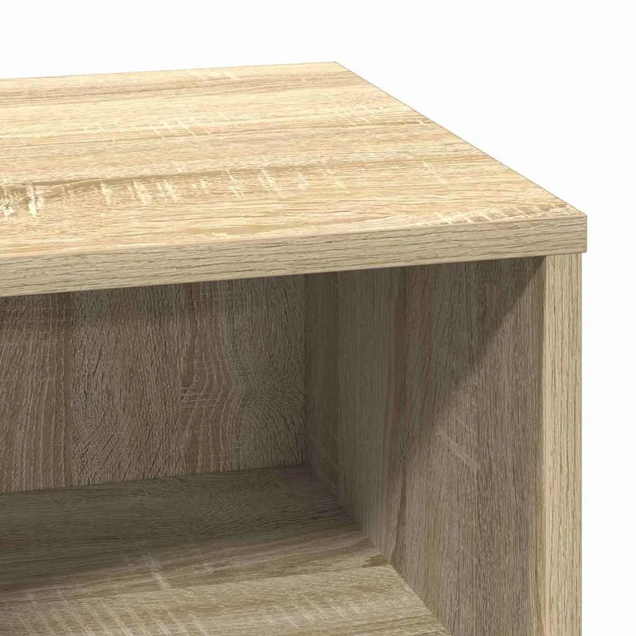 Cabinet de chevet avec tiroir Chêne Sonoma 50 x 34,5 x 50 cm. - 8