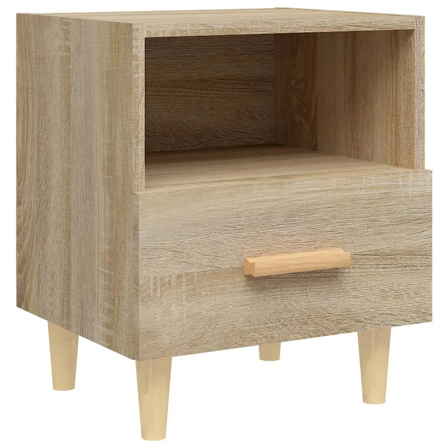 Table de chevet Chêne sonoma 40x35x47 cm - 2