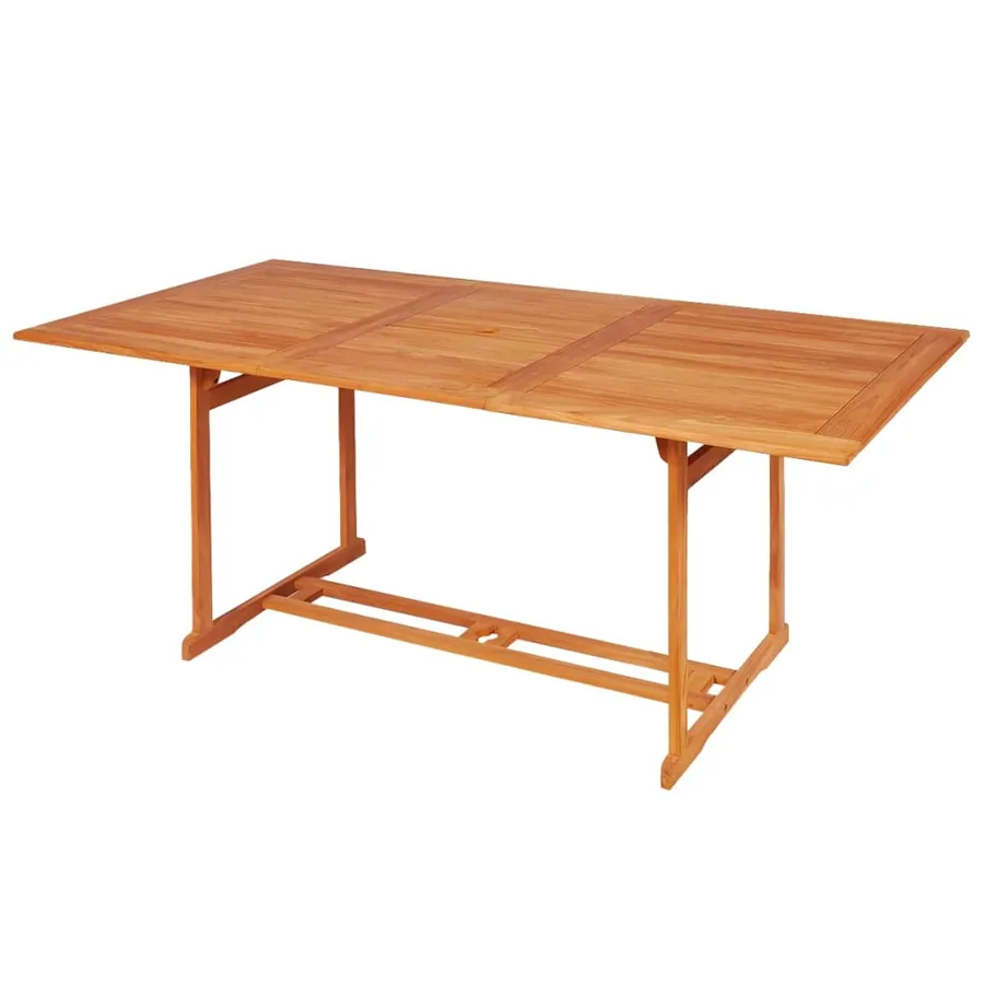 Ensemble à manger de jardin 7 pcs Bois de teck massif - 2