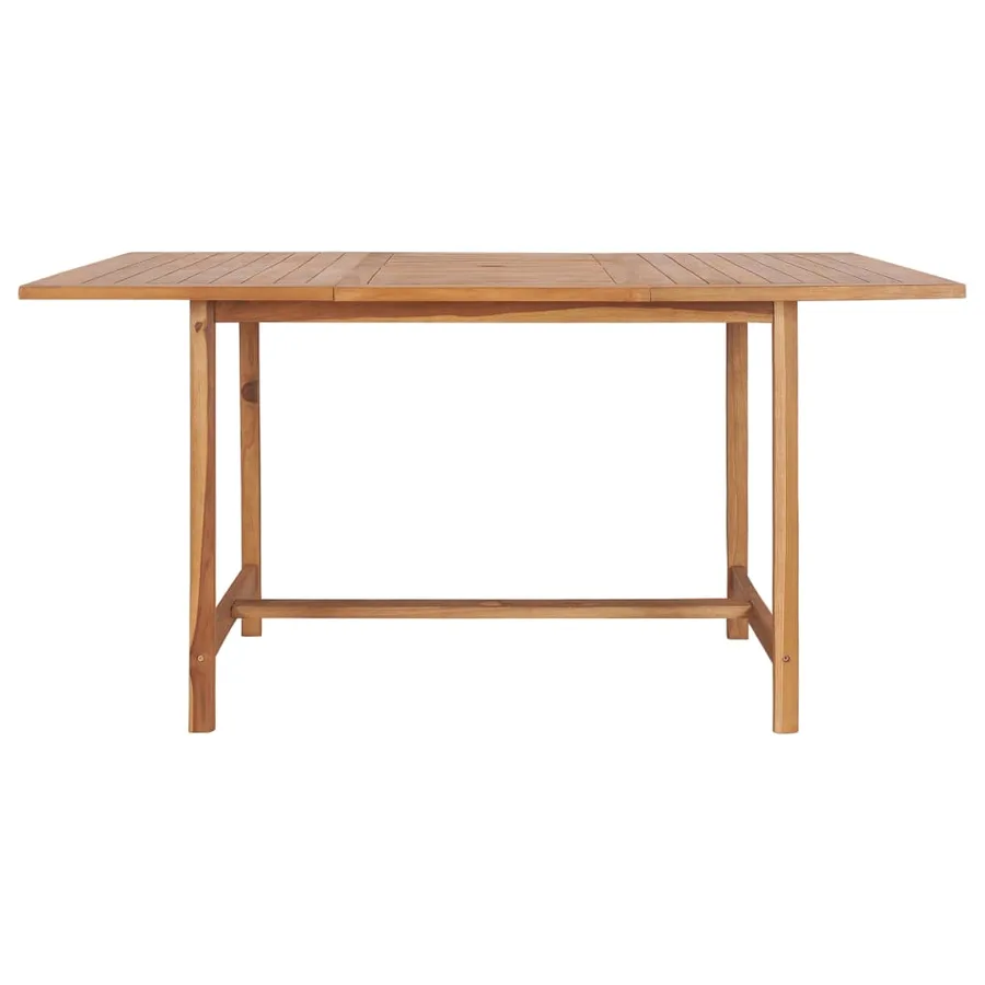 Table de jardin 150x150x76 cm Bois de teck solide - 3