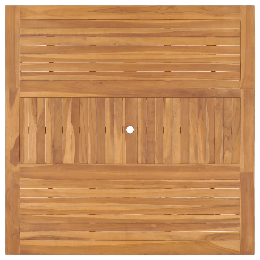 Table de jardin 150x150x76 cm Bois de teck solide - 4