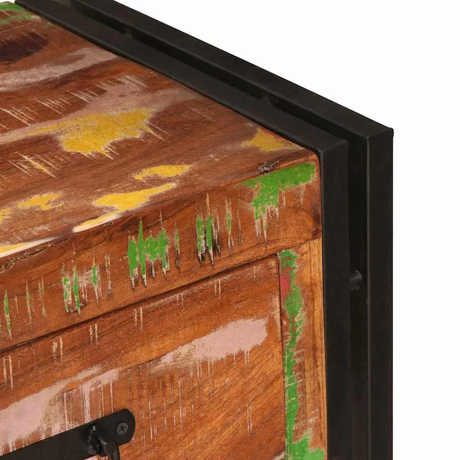 Tables console avec tiroir 2 pcs Multicolore 161 x 33 x 75 cm - 8