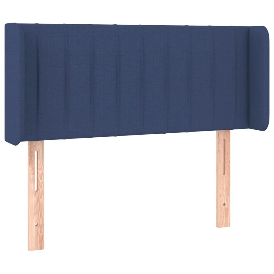 Tête de lit à LED Bleu 93x16x78/88 cm Tissu - 3