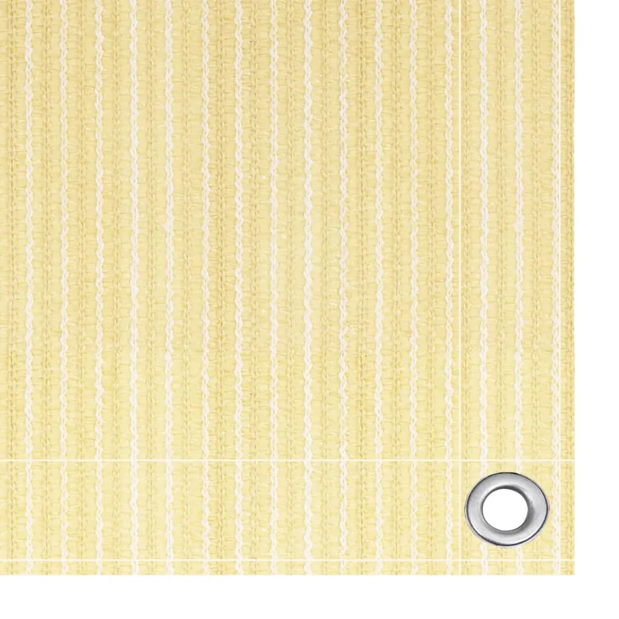 Écran de balcon Beige 90x600 cm PEHD - 3