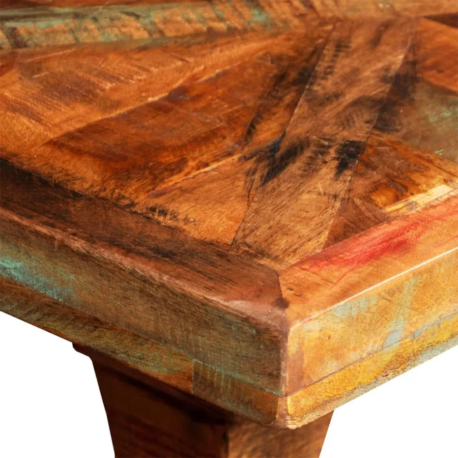 Table console Bois de récupération massif - 6
