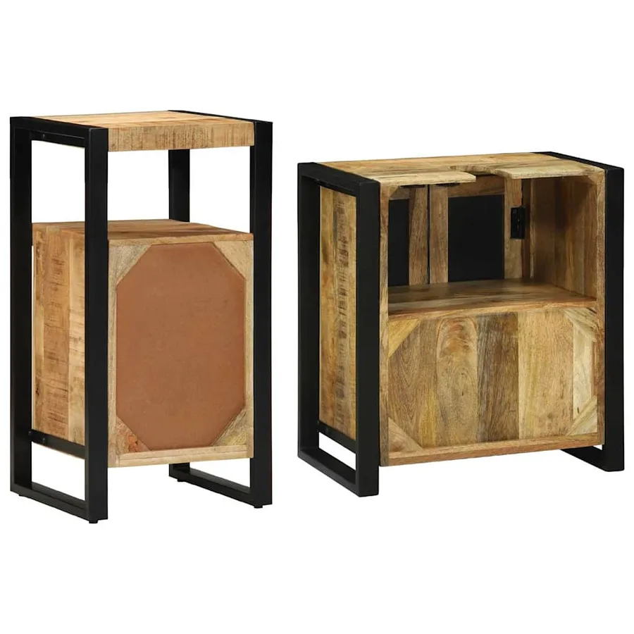 Ensemble de mobilier de salle de bain avec tiroir 2 pcs - 8