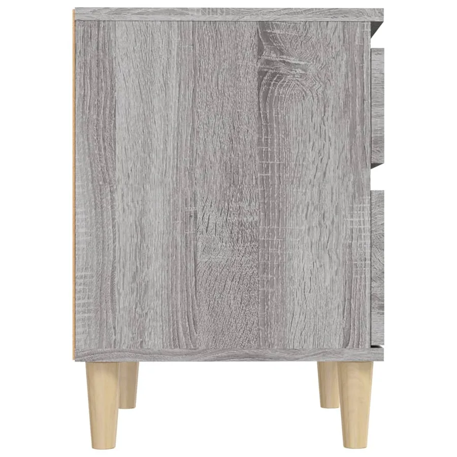 Tables de chevet 2 pcs Sonoma gris 40x35x50 cm - 7