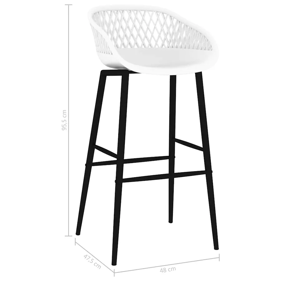 Ensemble de bar 7 pcs Noir et blanc - 13