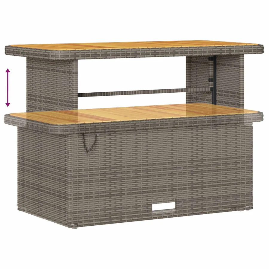 Ensemble de canapé de jardin avec coussin 9 pcs Gris - 9