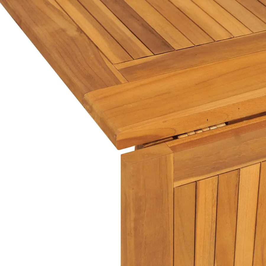 Table de jardin papillon pliante 150x90x75 cm bois massif teck - 6