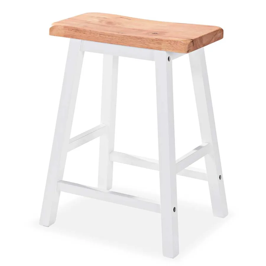 Ensemble de bar 3 pcs MDF Blanc - 6