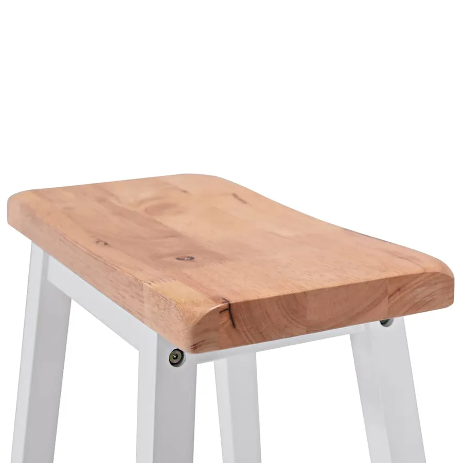 Ensemble de bar 3 pcs MDF Blanc - 8
