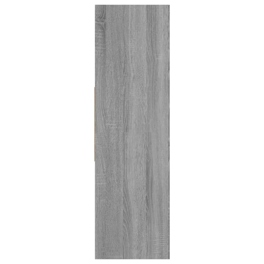 Bibliothèque Sonoma gris 97,5x29,5x100 cm Bois d'ingénierie - 5