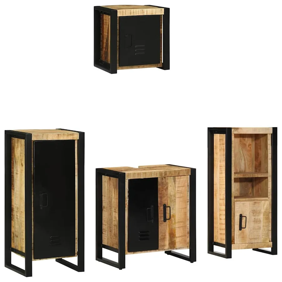 Ensemble de mobilier de salle de bain avec tiroir 4 pcs
