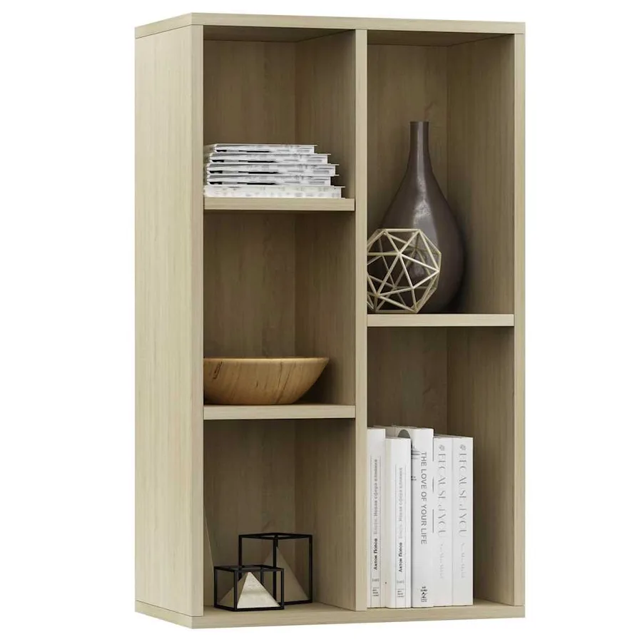 Bibliothèque/Buffet Chêne sonoma 50x25x80 cm Bois d’ingénierie - 3