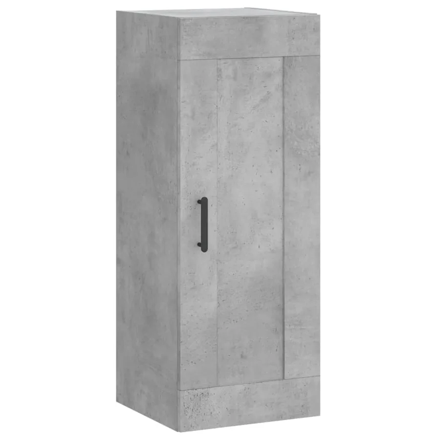 Armoire murale gris béton 34,5x34x90 cm bois d'ingénierie - 2