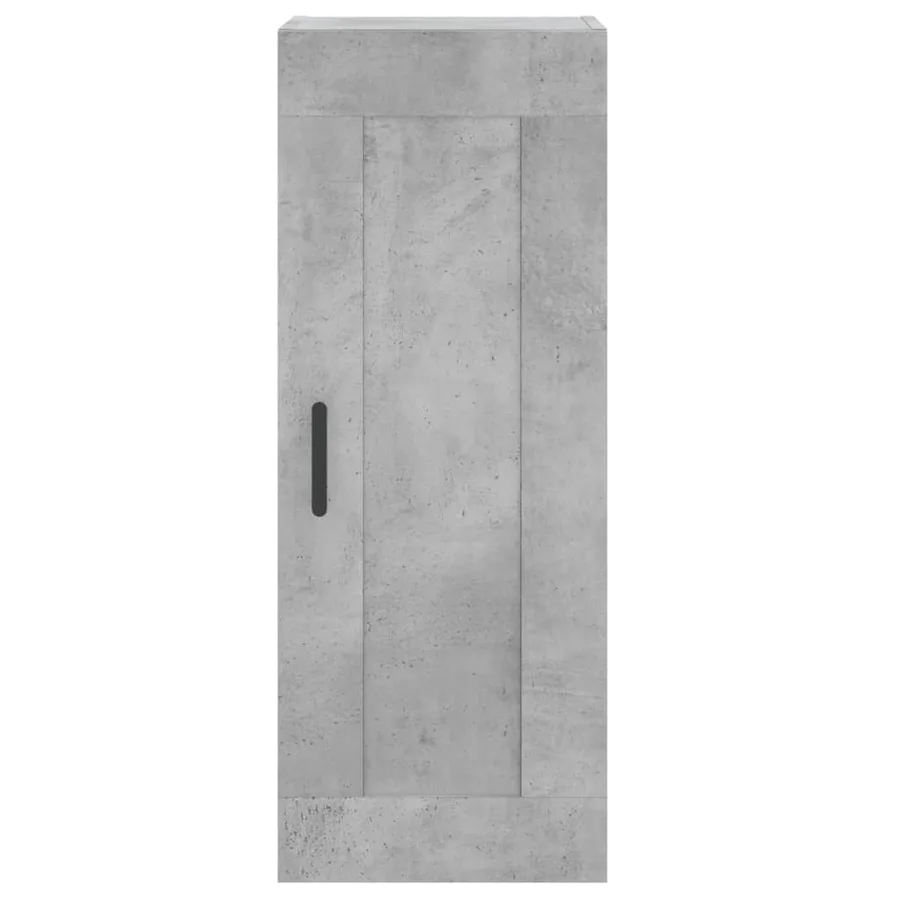 Armoire murale gris béton 34,5x34x90 cm bois d'ingénierie - 7