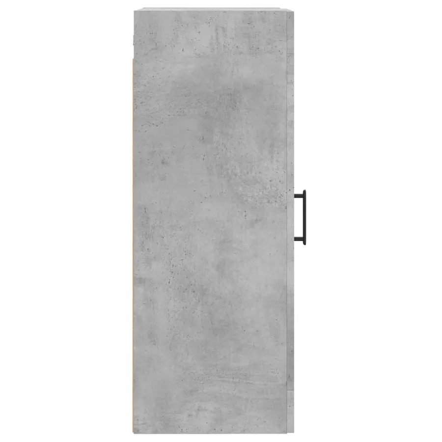Armoire murale gris béton 34,5x34x90 cm bois d'ingénierie - 8