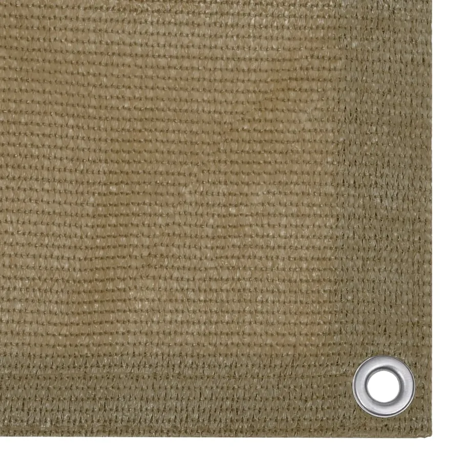 Écran de balcon Taupe 90x500 cm PEHD - 2