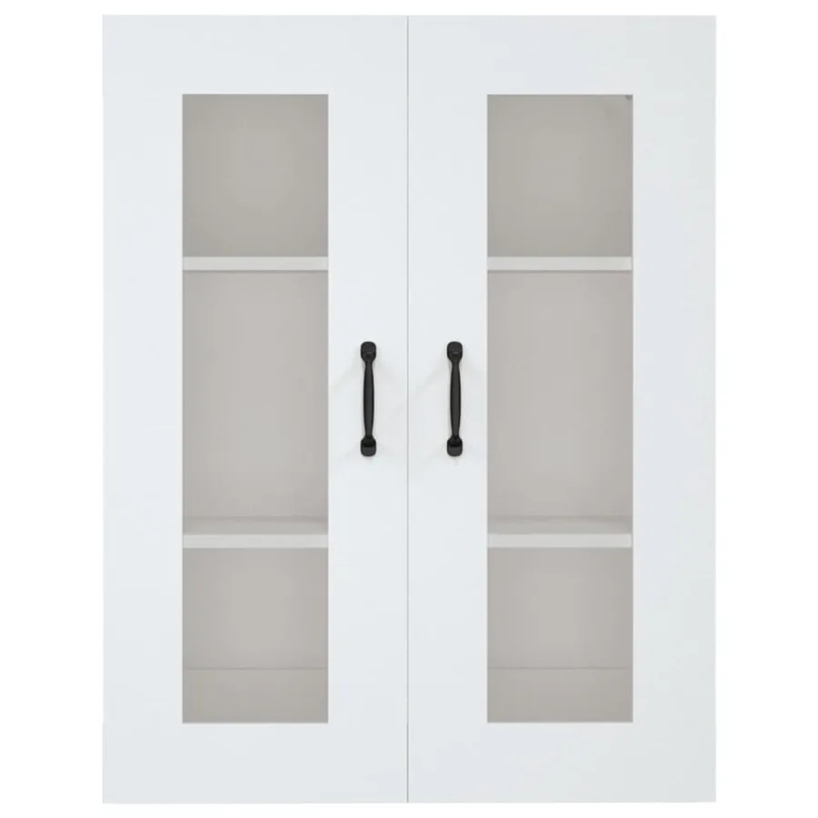 Armoire murale suspendue Blanc 69,5x34x90 cm - 3