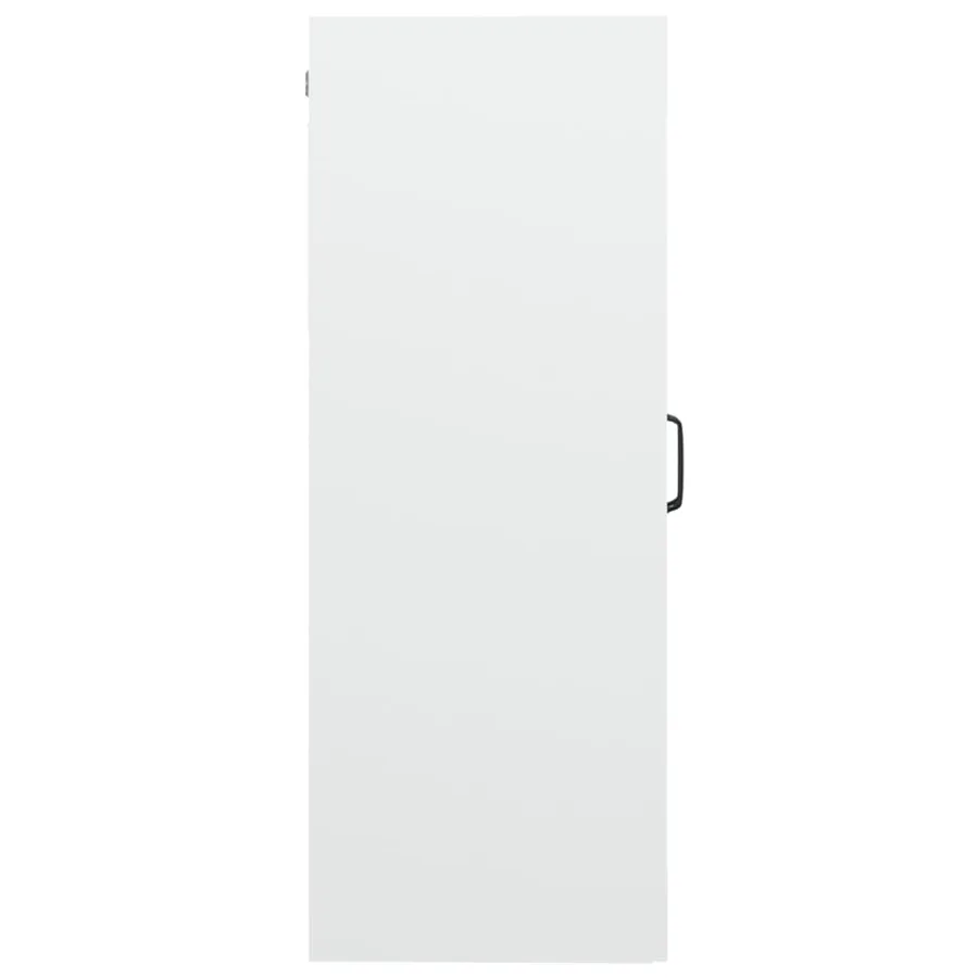 Armoire murale suspendue Blanc 69,5x34x90 cm - 4