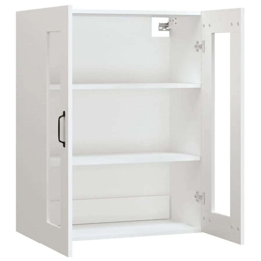 Armoire murale suspendue Blanc 69,5x34x90 cm - 5