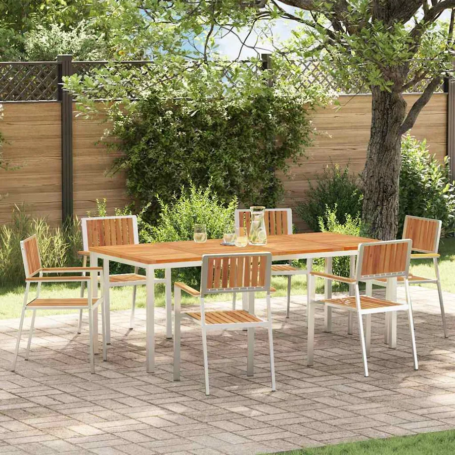 Ensemble de repas extérieur 7 pcs