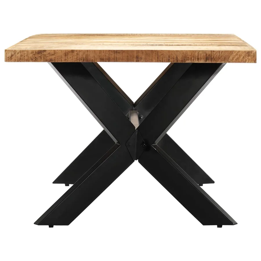 Table de salle à manger 200x100x75 cm Bois de manguier solide - 3