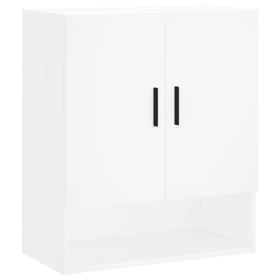 Armoire murale blanc 60x31x70 cm bois d'ingénierie - 2
