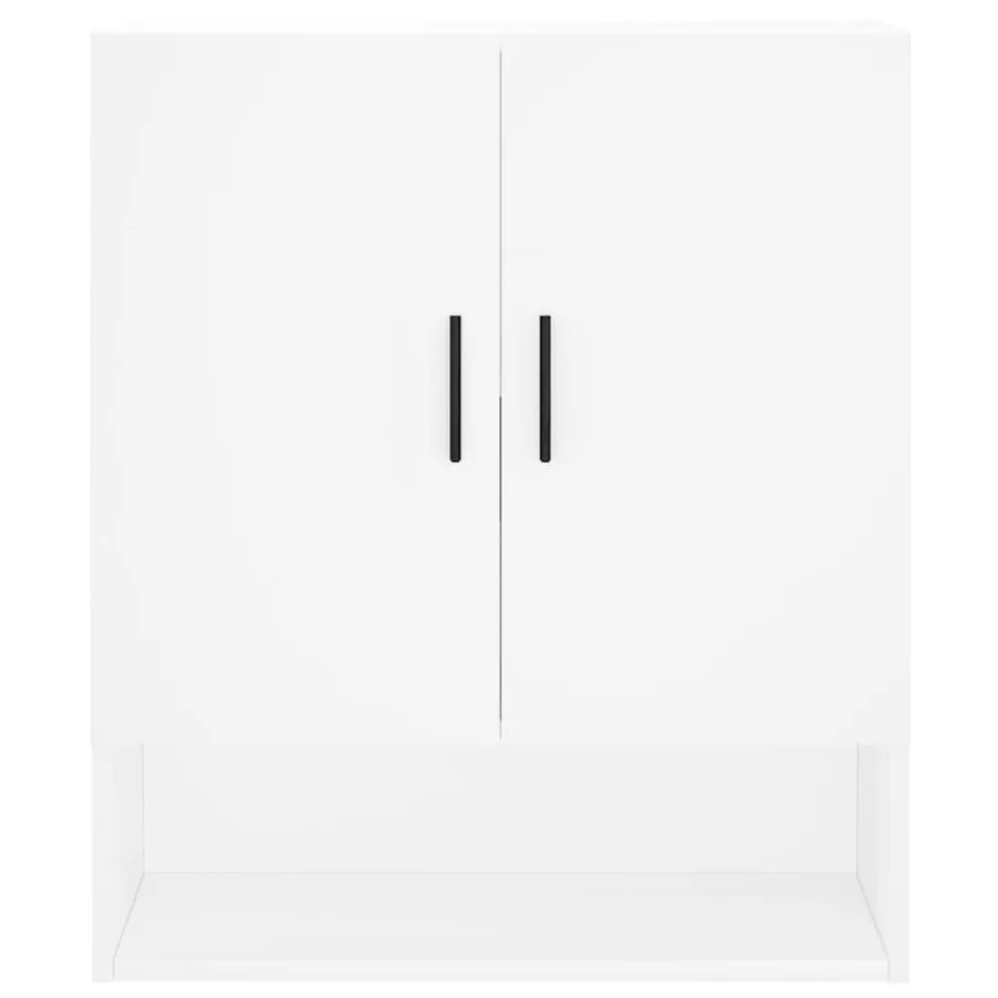 Armoire murale blanc 60x31x70 cm bois d'ingénierie - 5