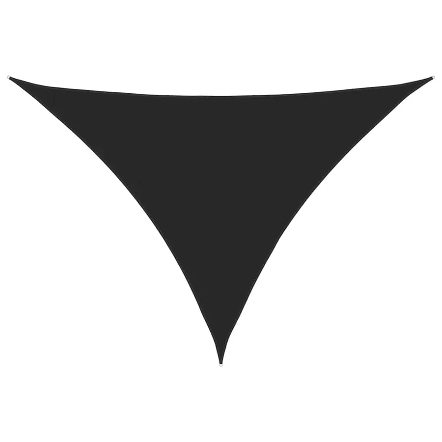Voile de parasol Tissu Oxford triangulaire 5x6x6 m noir - 2