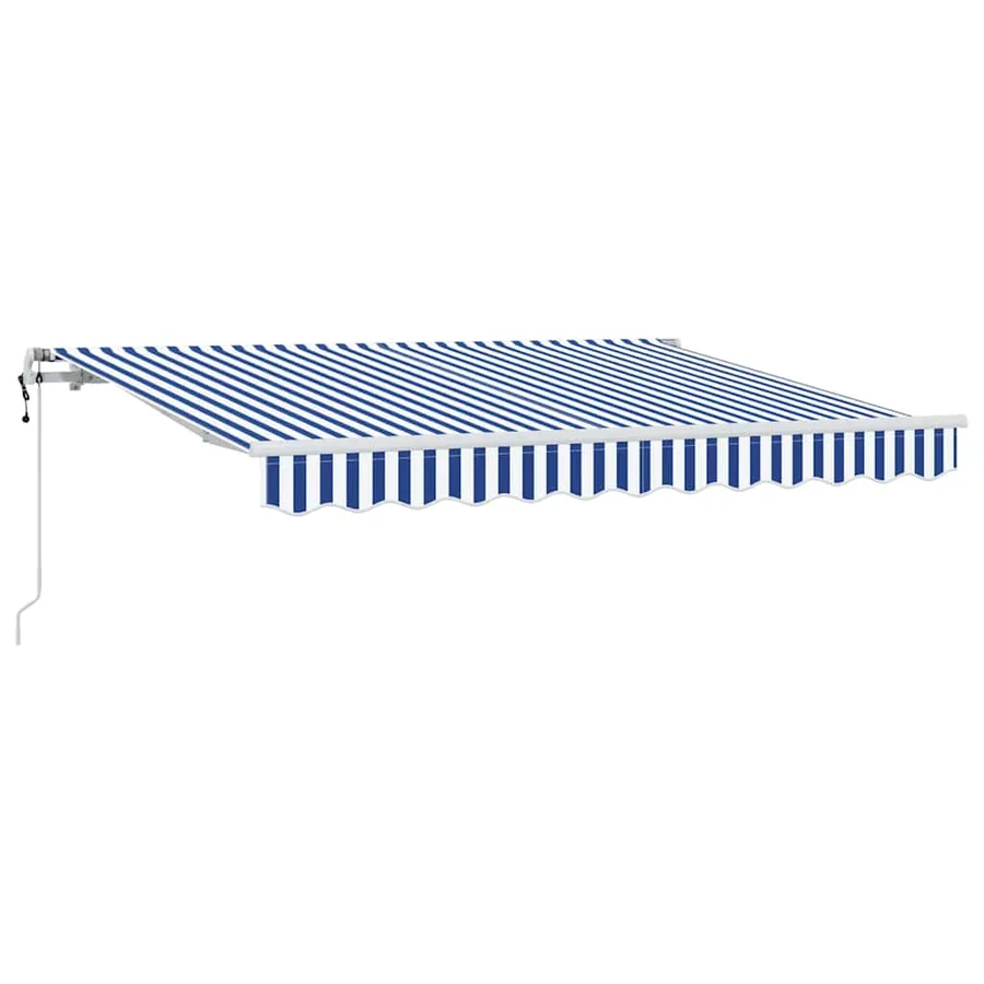 Auvent Rétractable Bleu 250 x 200 cm tissu - 2