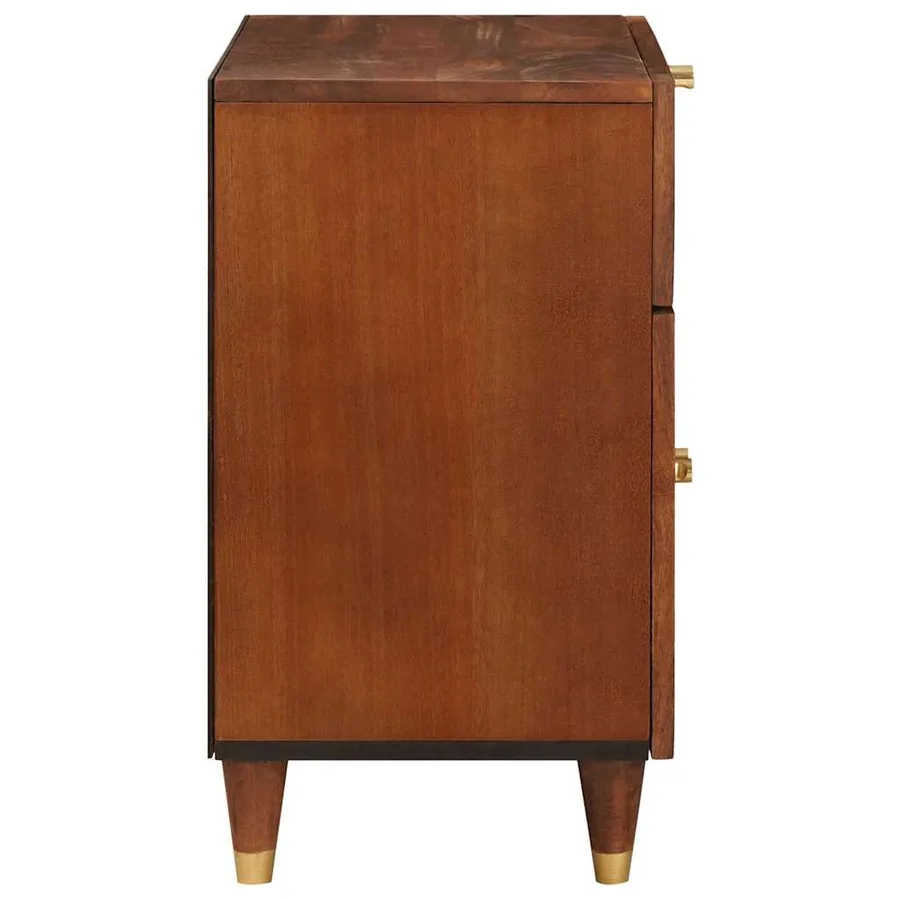 Tables de chevet 50 x 33 x 60 cm Bois de mangue massif - 4