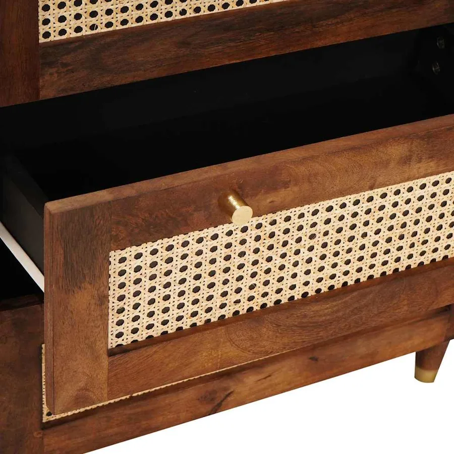 Ensemble de buffet 3 pcs Marron 180 x 33 x 75 cm - 8
