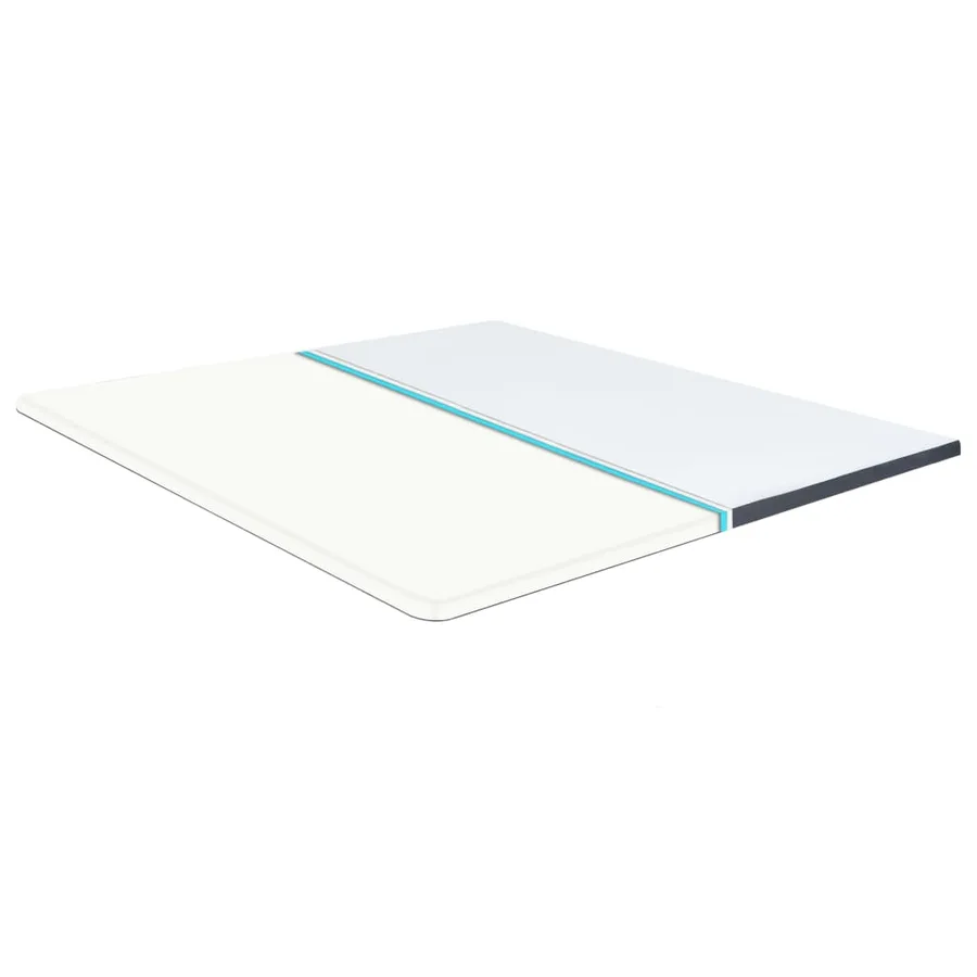 Surmatelas de sommier tapissier 200x180x5 cm mi-doux - 2