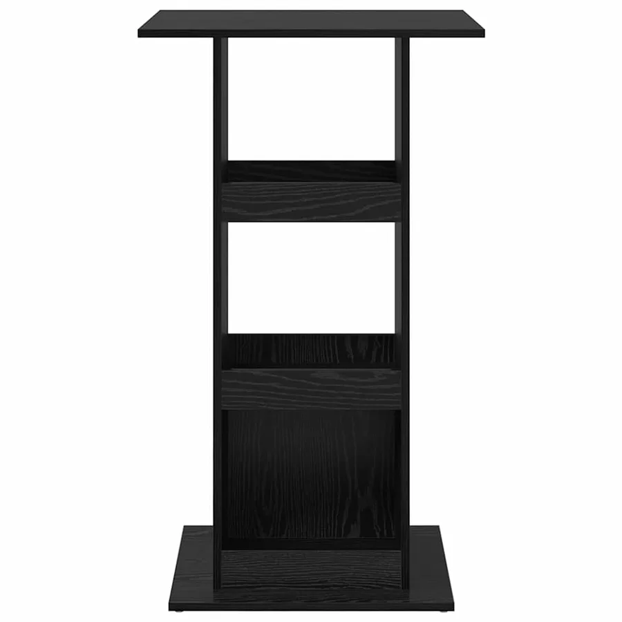 Table de bar Chêne noir 60 x 60 x 100 cm Bois d'ingénierie - 5