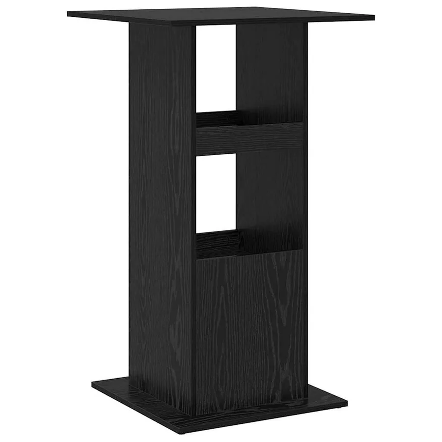 Table de bar Chêne noir 60 x 60 x 100 cm Bois d'ingénierie - 7