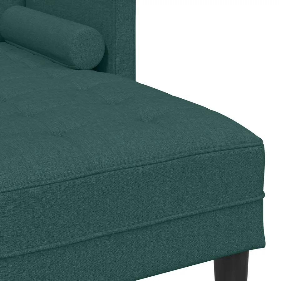 Ensemble de Canapés avec coussin 2 pcs Vert foncé Polyester - 13