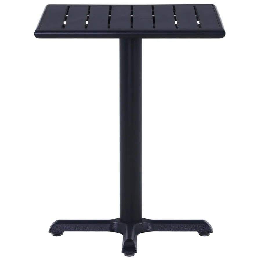 Table de jardin Noir 60x60x75 cm - 3
