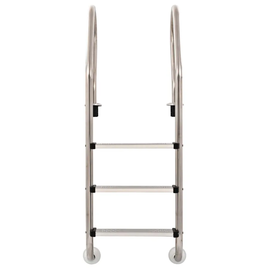 Échelle de piscine à 3 échelons Acier inoxydable 304 120 cm - 2